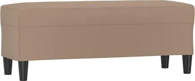 Produktbild von vidaXL Sitzbank Cappuccino-Braun 100x35x41 cm Kunstleder