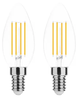 Produktbild von Modee E14 LED Filamentlampe 5,9W 806lm 4000K Neutralweiß Dimmbar 2 Stück
