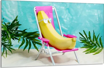 Obrázek produktu pro Kryt varné desky 80x52cm 1-dílný keramický kryt varné desky, banánová pláž