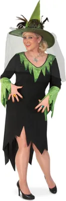 Produktbild von Märchenhexe Hexen Kleid Gr. 46 Halloween Karneval Fasching Party Cosplay Anime