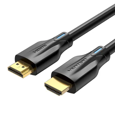 A close-up shot of two HDMI connectors and cables against a white background.