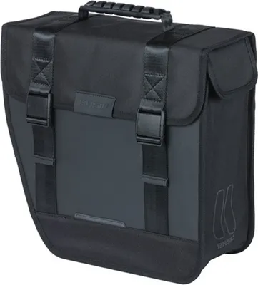Image de Basil Sacoche Tour gauche, noir, 34x14x34cm, 14 ltr, étanche à l'eau