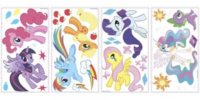 Produktbild von wandaufkleber My Little Pony Vinyl 31 Stück