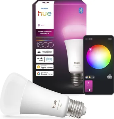 Immagine prodotto di Philips Hue White and Color ambiance A67 - lampadina connessa E27 - 1600