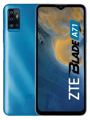Produktbild von ZTE Blade A71, 16,6 cm (6.52"), 3 GB, 64 GB, 16 MP, Android 11, Blau