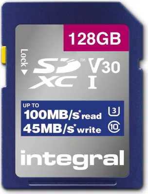 Image de Sdxc 128gb Cl10 V30 45mb - Integral
