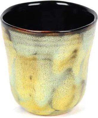 Productafbeelding van Rasteli - Bloempot - keramiek - zwart - Diameter 8,3 cm x Hoogte 8,5 cm - Opening 7 cm