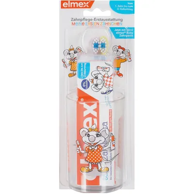 Obrázek produktu pro Elmex Dětská sada pro první péči o zuby 1 sada