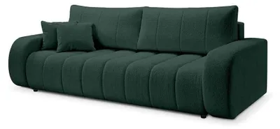 Produktbild von Ecksofa mit Schlaffunktion und Bettkasten Baloa Waldolive