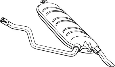 Produktbild von Bosal Endschalldämpfer  278-235