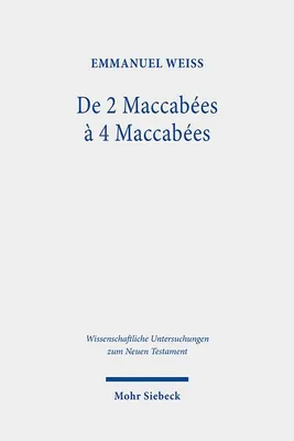 Obrázok produktu pre De 2 à 4 Maccabées