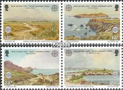 Produktbild von Briefmarken GB - Isle of Man 1986 Mi 307-310 Paare (kompl.Ausg.) postfrisch Europa