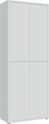 Produktbild von Schuhschrank >Alanna< in Secret grey - 74,5x191,9x34,9cm (BxHxT)