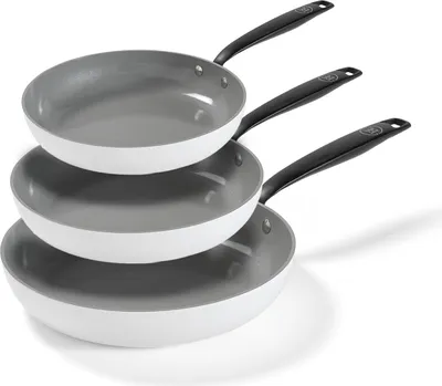 Produktbild von PFAS-freie Kochtöpfe - Set von 3 - keramische Antihaftbeschichtung - 20, 24, 28 cm