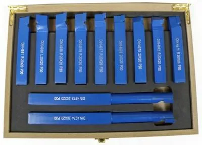 Obrázek produktu pro Soustružnické nože 20X20Mm v pouzdře 11Ste. / Stříbro