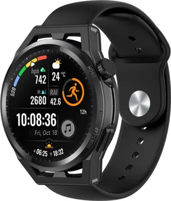 Produktbild von Strap-it Huawei Watch GT Runner Sportarmband (Schwarz)
