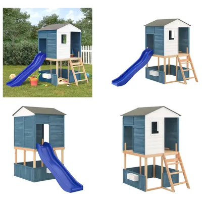 Immagine prodotto di vidaXL Torre da gioco in legno massiccio di abete - Torre da gioco - Torri da gioco - Torre da arrampicata - Torri da arrampicata