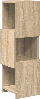 Produktbild von "Schlussverkauf" Eckschrank 1 PC - Mehrzweckschrank für Wohnzimmer/Büro - Sonoma-Eiche 25,5x25x80cm Holzwerkstoff  C7221