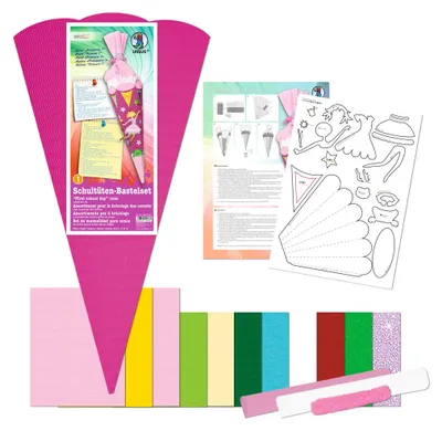 Produktbild von URSUS 9850001, Mädchen, Schwarz, Grün, Grau, Orange, Pink, Violett, Weiß, Gelb, Abbildung, Karton, Hexagonal, Tape