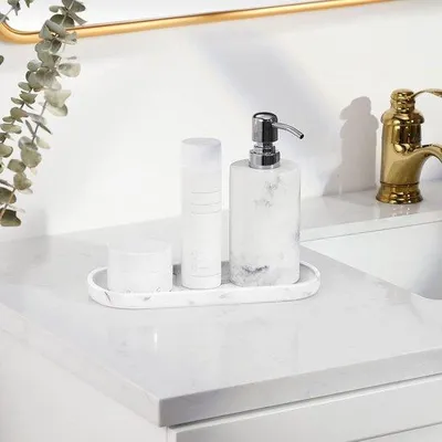 Produktbild von Famanu Badezimmerablage Miniatur Waschbecken Organizer - Rechteckig