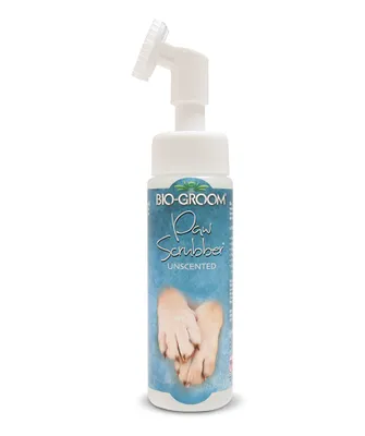 Obrázok produktu pre BIOGROOM Paw Scrubber Unscented - kefka na umývanie a drhnutie labiek, bez oplachovania, bezpečná pre psy a mačky - 236 ml