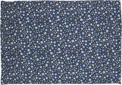 Produktbild von Bio-Dinkelkissen 30 x 20 cm, Bio-Dinkel + Baumwolle "Blümchen-blau" - Als Wärmekissen & Kältekissen - Dinkel Körnerkissen für Mikrowelle und Backofen - 30x20cm, , 800g