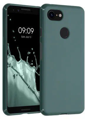 Produktbild von kwmobile Handyhülle für Google Pixel 3 Hülle - TPU Case - Kabelloses Laden - Schutzhülle Cover in Blaugrün