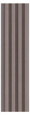 Produktbild von Vilo 3D Wandpaneele Lamellenoptik - Wasserfeste Lamellenwand MPC - 265 x 16 cm - Rosékupfer