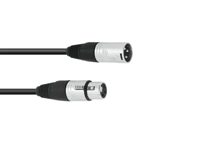 Produktbild von XLR Kabel 3pol 1,5m sw Neutrik