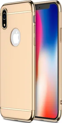 Produktbild von Conie Hard Case Schutzhülle für iPhone XR Kunststoff Cover Hülle matt in Gold