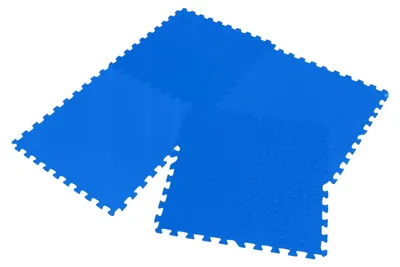 Imagen del producto de Enero: Alfombrilla de entrenamiento, puzzle (pack de 4) SX1233 (60 cm x 60 cm) (Azul)