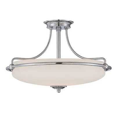 Produktbild von Elstead Griffin Deckenleuchte E27 4-fach Poliertes Chrom