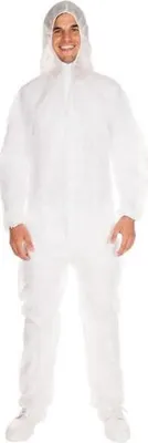 Produktbild von Overall mit Kapuze feste Qualität XXXL weiß