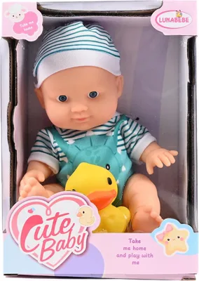 Produktbild von Realistische Babypuppe 22cm Neugeborenes - Süße Spielpuppe für Kleinkinder Fördert Empathie