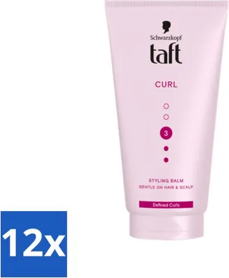 Produktbild von Taft - Styling Balm Curl - Halt 3 - Definierte Locken - 150 ml - Vorteilspack - 12 Stücke