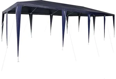 Obrázok produktu pre vidaXL Párty stan, modrý, 800 x 400 x 266 cm, polyetylén a oceľ