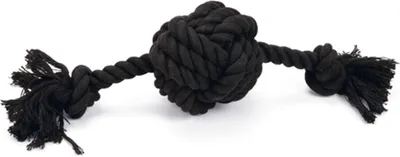 Produktbild von Beeztees Baumwollknoten Ball Bari - Schwarz - 34x10x9 cm