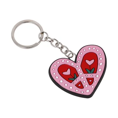 Produktbild von Goebel James Rizzi - Peace Heart Schlüsselanhänger
