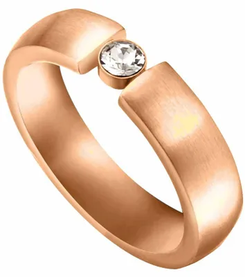 Produktbild von Esprit ESRG00142616 Damen Ring Edelstahl Rose weiß 50 (15.9)
