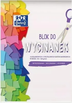 Produktbild von Blok rysunkowy A4 10 kartek + 5 kartek Oxford
