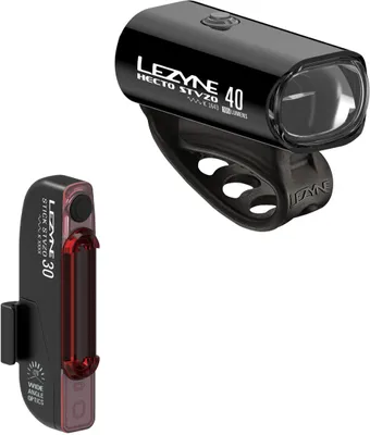 Produktbild von Lezyne Hecto Drive 40 VOrdere + Hintere Led Licht Schwarz