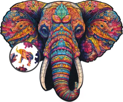 Produktbild von Milliwood Holzpuzzles - Peace and Harmony - Elefanten Power - 400 Teile