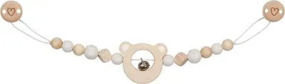 Produktbild von goki baby Kinderwagenkette Bärenkopf mit Clips