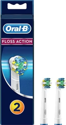 Image de Oral-B FlossAction 80339419 toothbrush head 4 pc(s) White, Silver