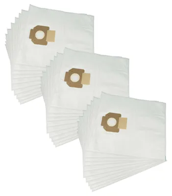 30 Mikrofaser-Staubsaugerbeutel für Nilfisk Alto Attix 30, weiß