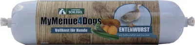 Produktbild von MyMenue4Dogs Hundefutter Entenwurst - 400 g