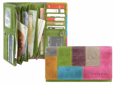 Produktbild von Greenburry Candy-Shop Geldbörse Leder 18 cm