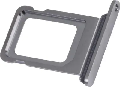Produktbild von Simkartenhalter passend für Apple iPhone 14 Pro (A2890), Nano-SIM-Karten Slot, Originalersatz, Space Schwarz