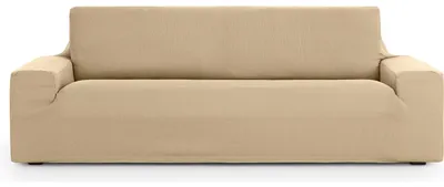 Produktbild von ECOMMERC3 Universal und vielseitiger 3-Sitzer-Sofabezug in Beige, einfach anzubr