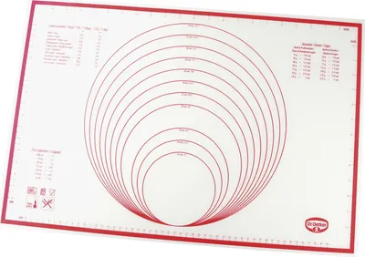 Productafbeelding van Dr. Oetker Bakmat Silikon, bakplaat, multifunctionele bak-/deegrolmat, platinesilikon versterkt met glasvezel